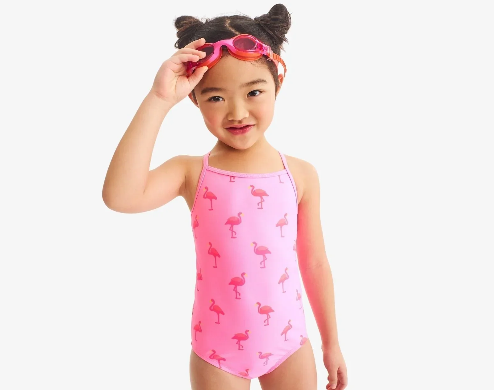 One-Piece Swimsuit - Flamingos - Image 2