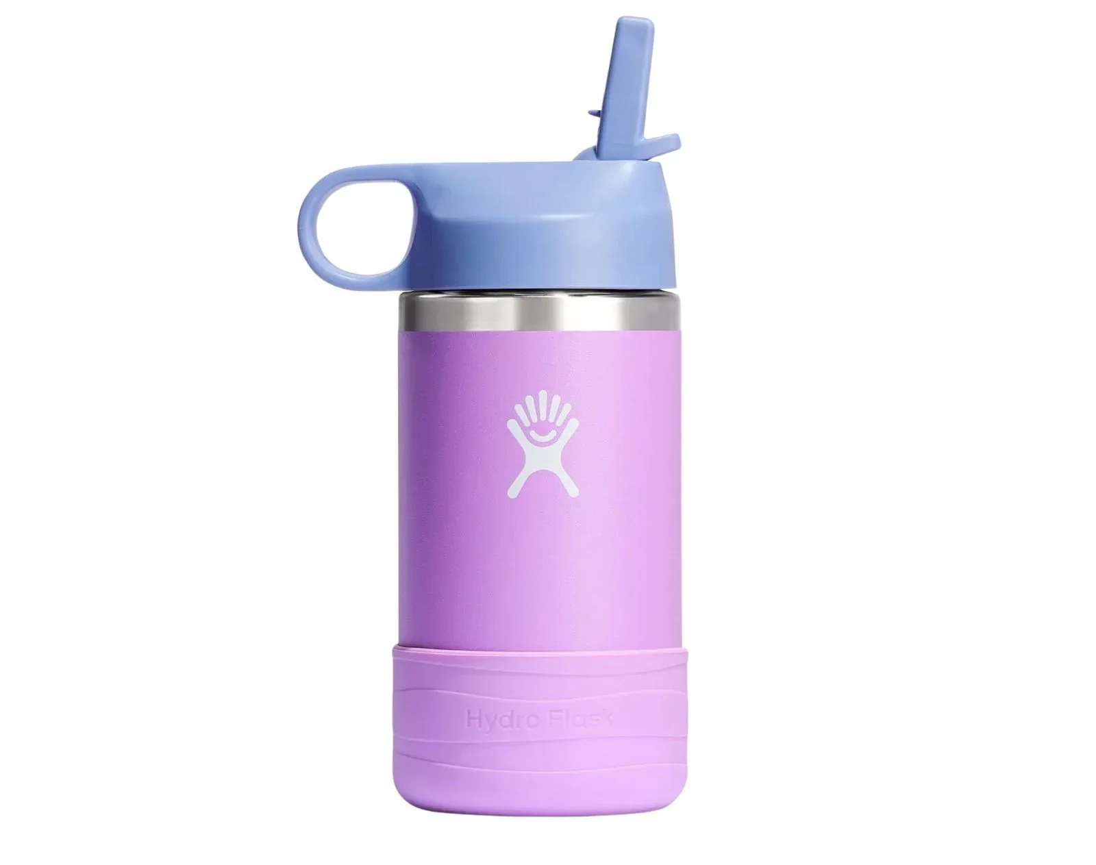 Stainless Steel Straw Lid Water Bottle - 12oz