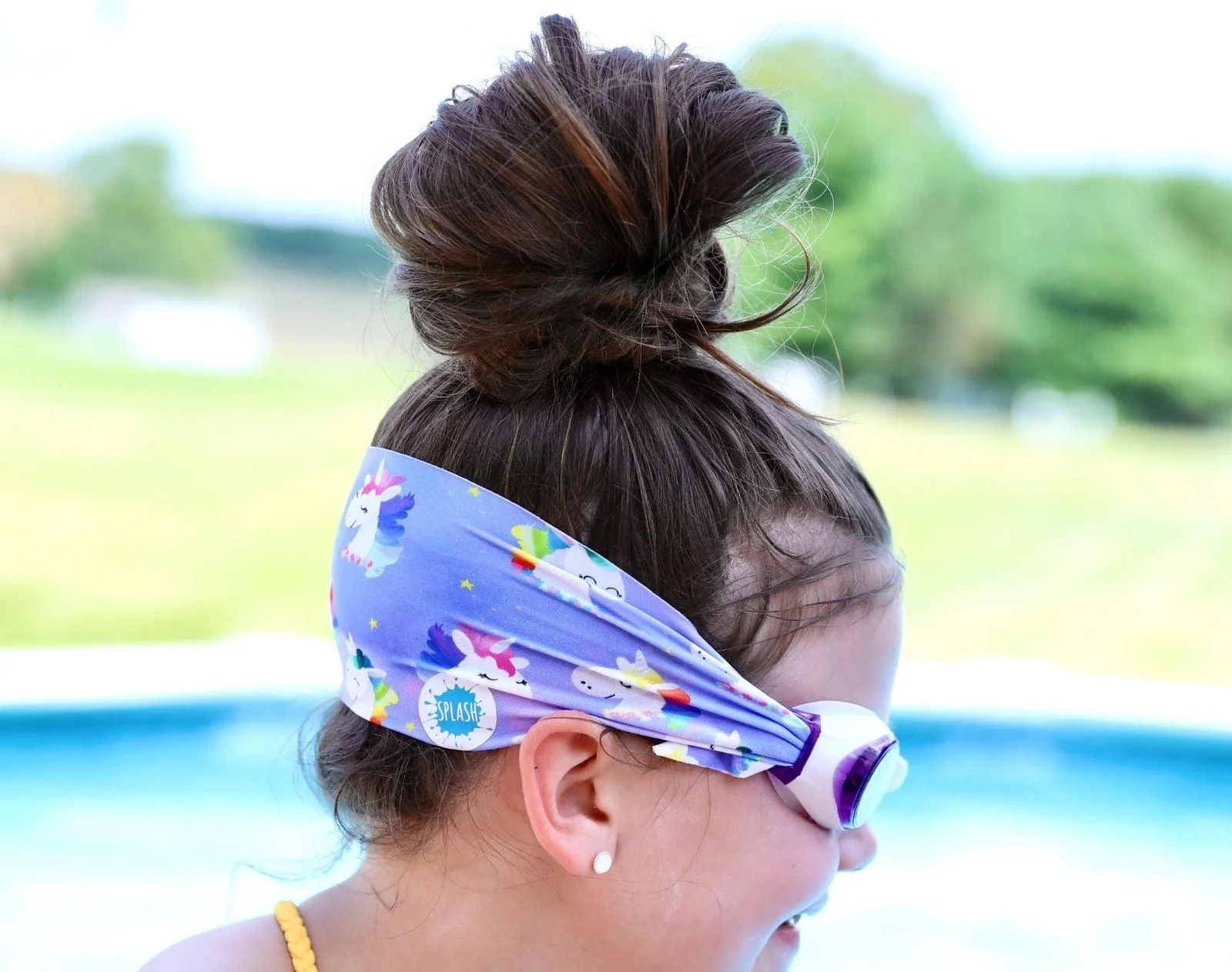 Unicorn Tangle-Free Swim Goggles - Image 2